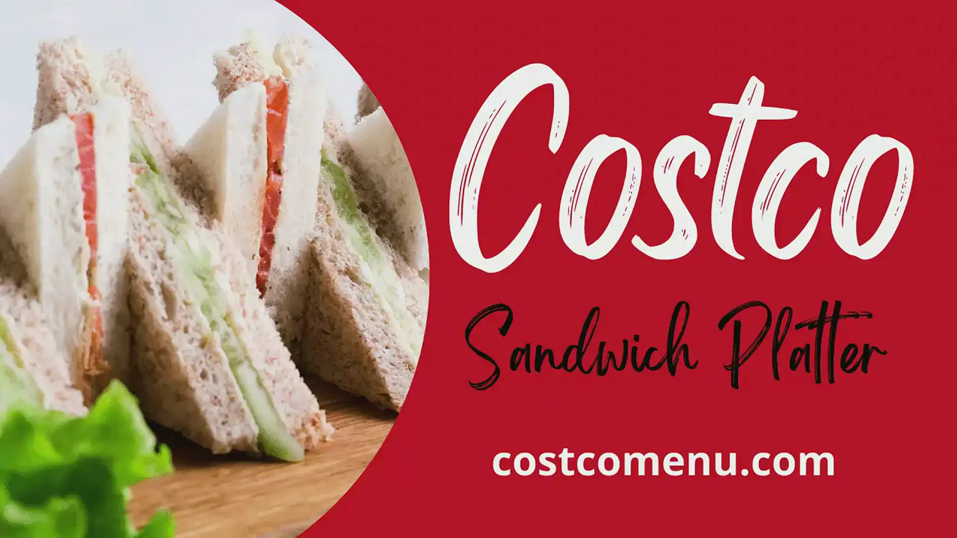 'Video thumbnail for Costco Sandwich Platter Trays'