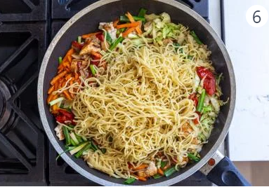 yakisoba noodles recipe steps