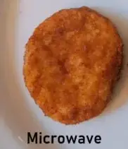 costco breaded chicken burgers in microwave