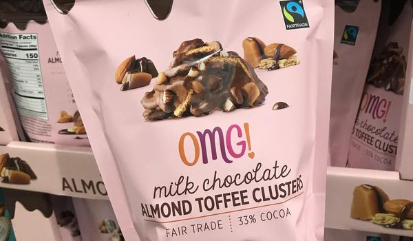 OMG, Milk chocolate Almond toffee clusters costco snacks