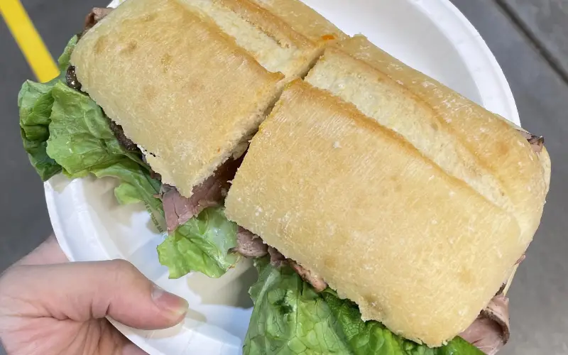 Costco Roast Beef Sandwich calories